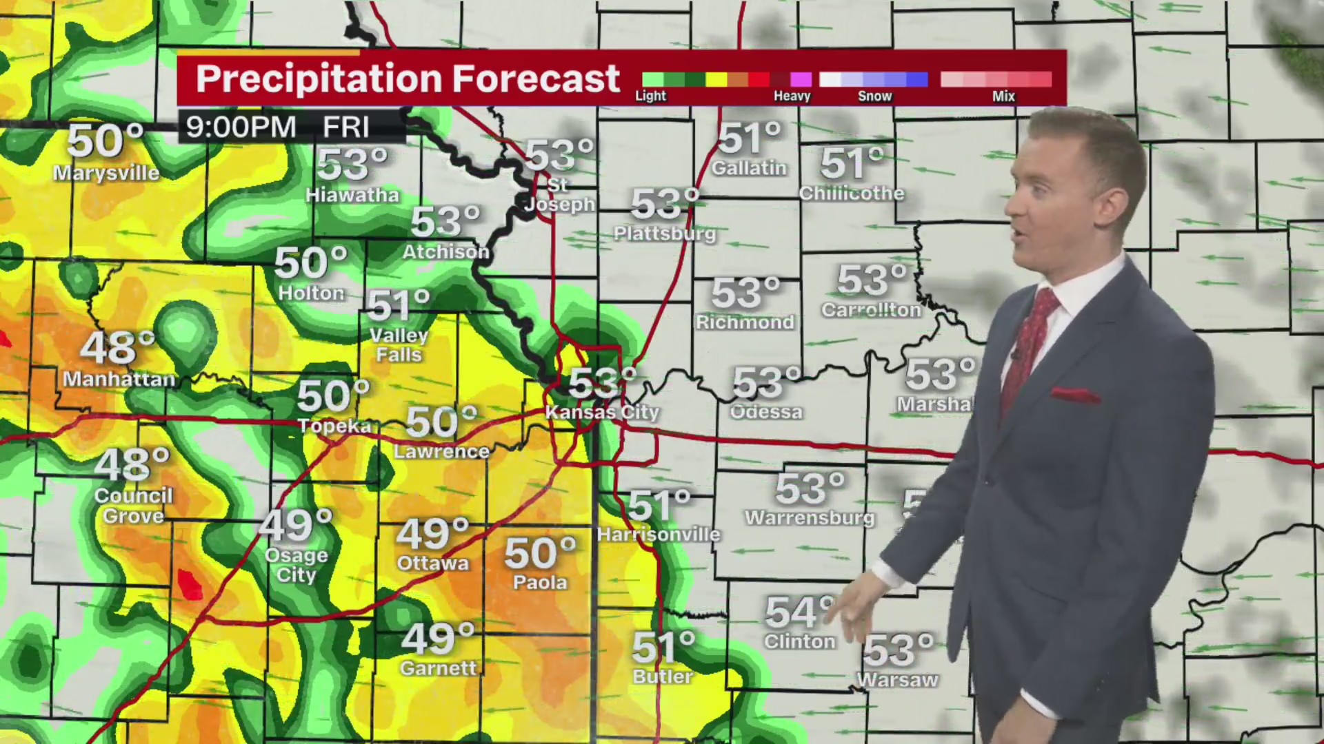 Friday afternoon forecast – FOX 4 Kansas City WDAF-TV | News, Weather ...