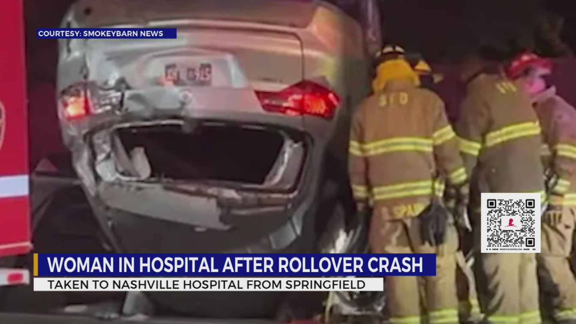Woman seriously injured, taken to Nashville hospital after rollover ...