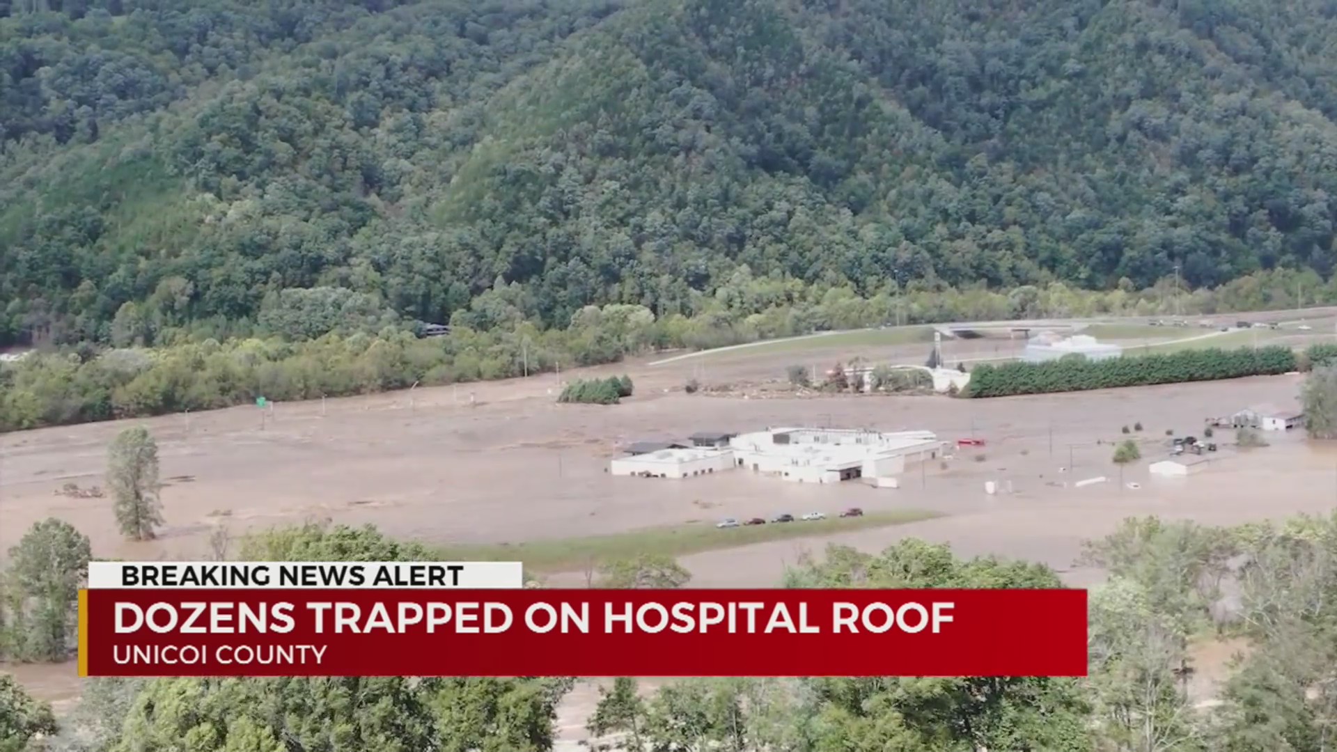 Last round of East TN hospital rescues underway, building likely lost