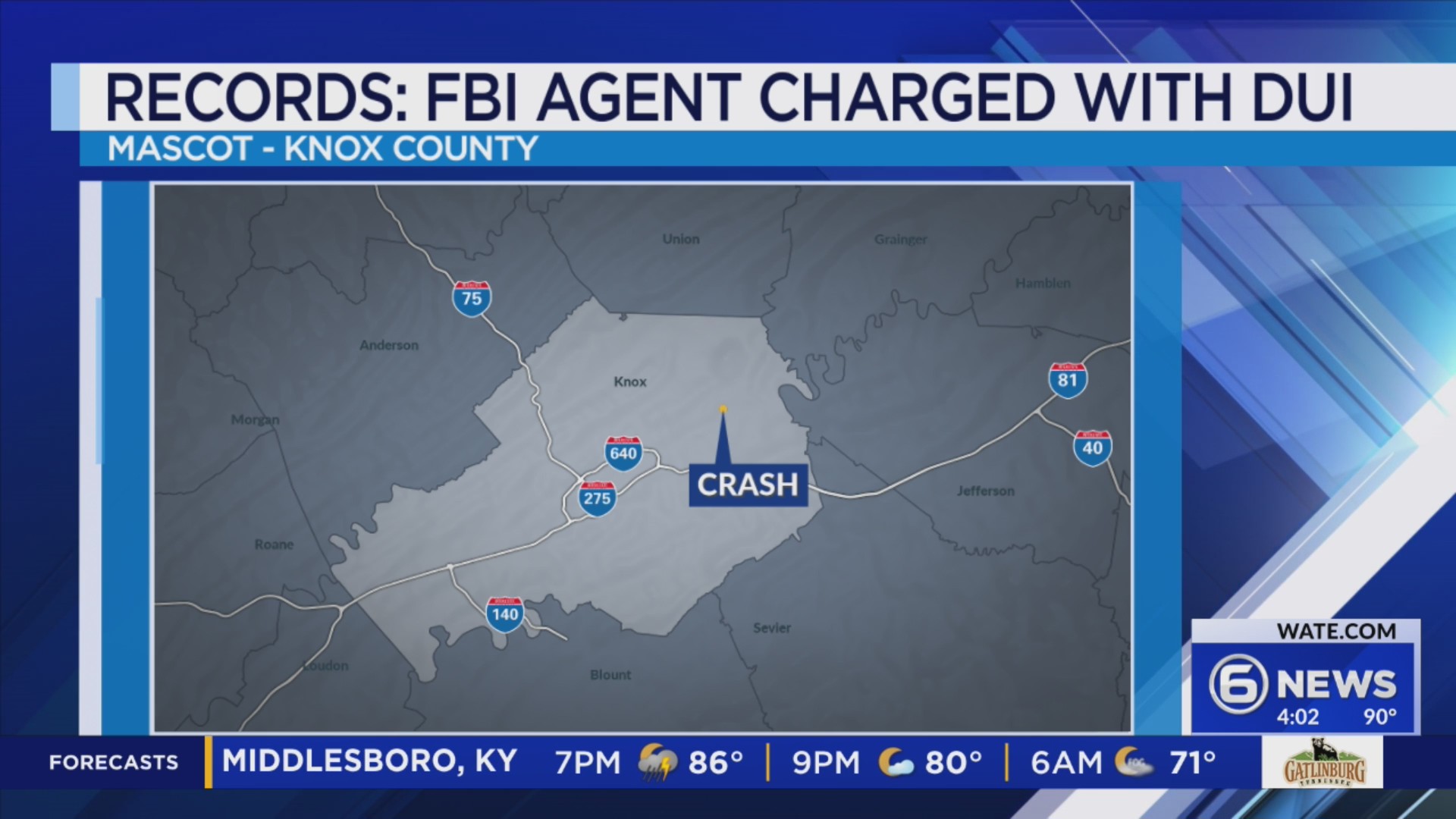 Court records: FBI agent charged with DUI after crash in Knox County ...