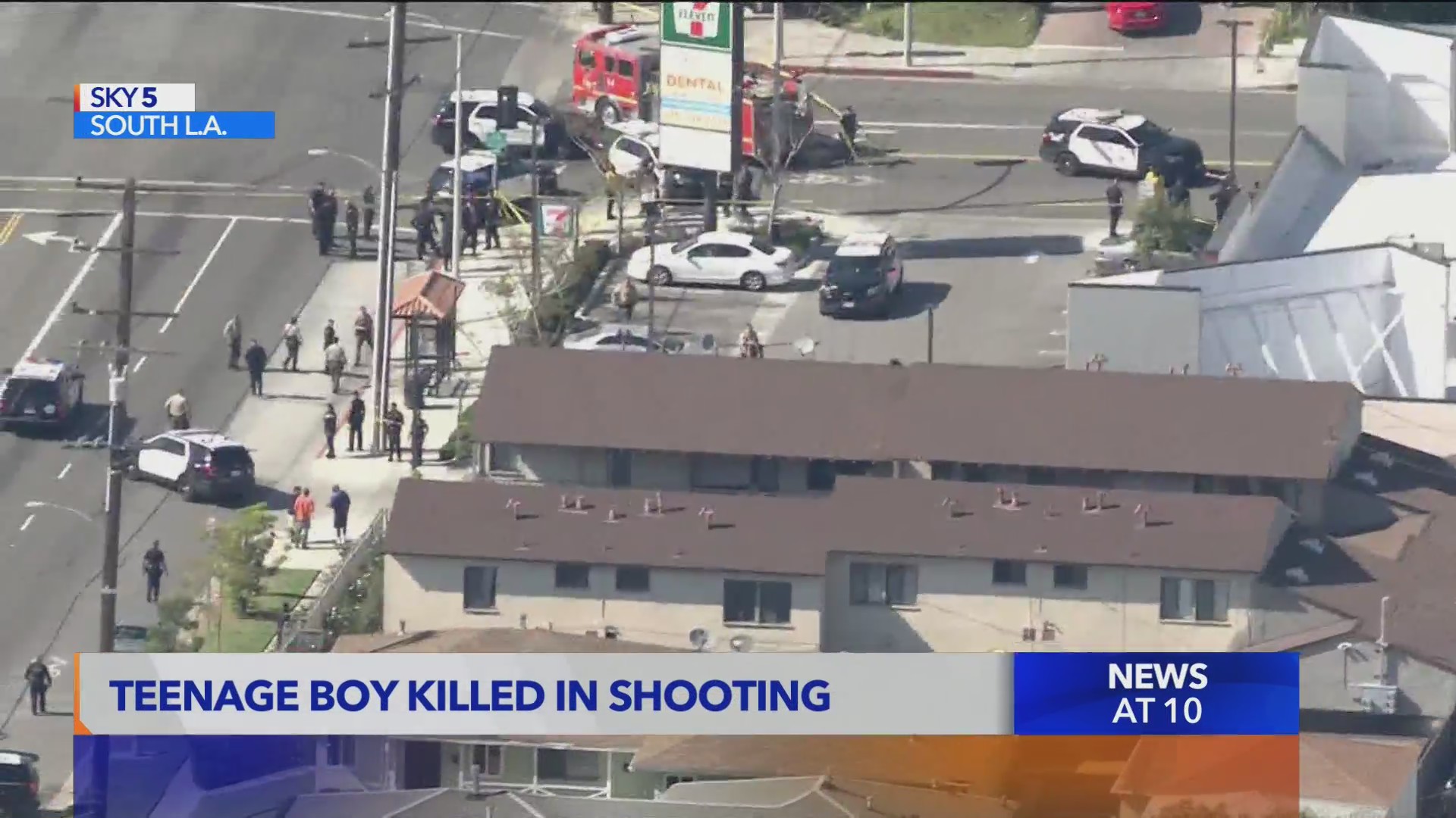 Teenager shot, killed in South L.A. – KTLA