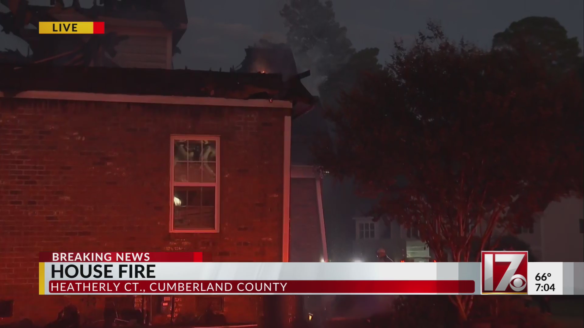 Home gutted, 2 displaced by Cumberland County fire – CBS17.com