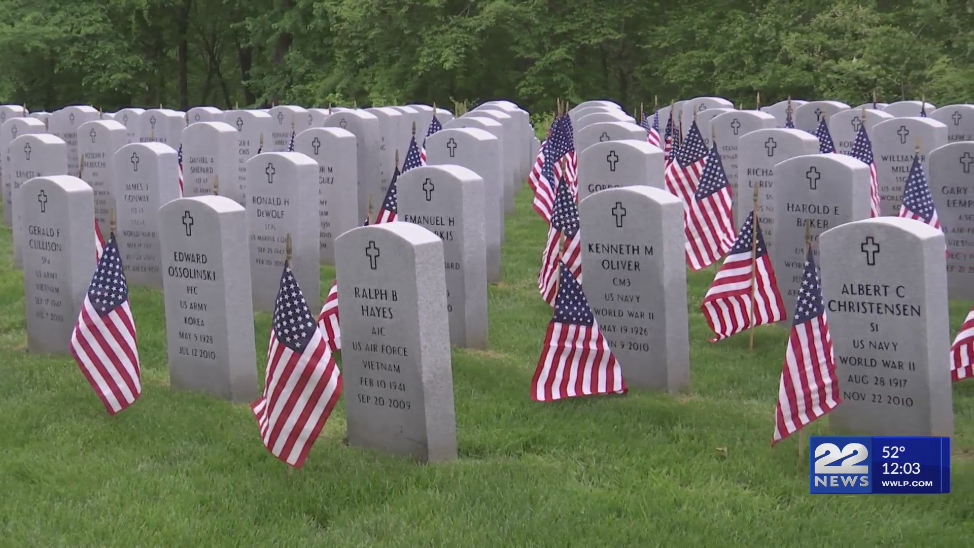 Massachusetts cemetery honors veterans ahead of Memorial Day – WWLP