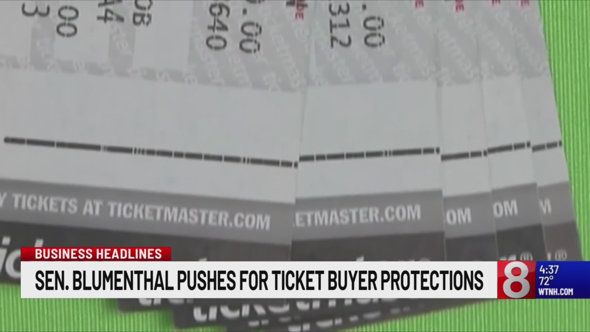 Protect Event Tickets Blumenthal asks Congress to protect ticket buyers – WTNH.com