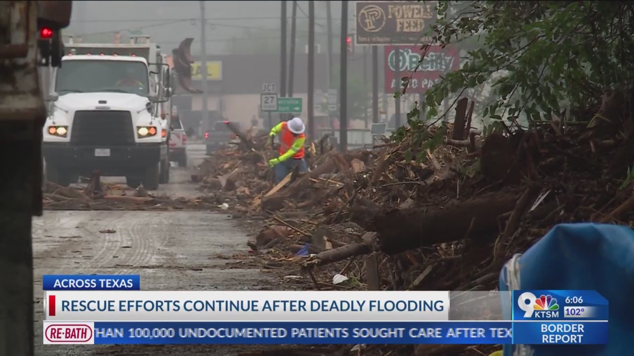 Rescue efforts continue after deadly flooding – KTSM 9 News