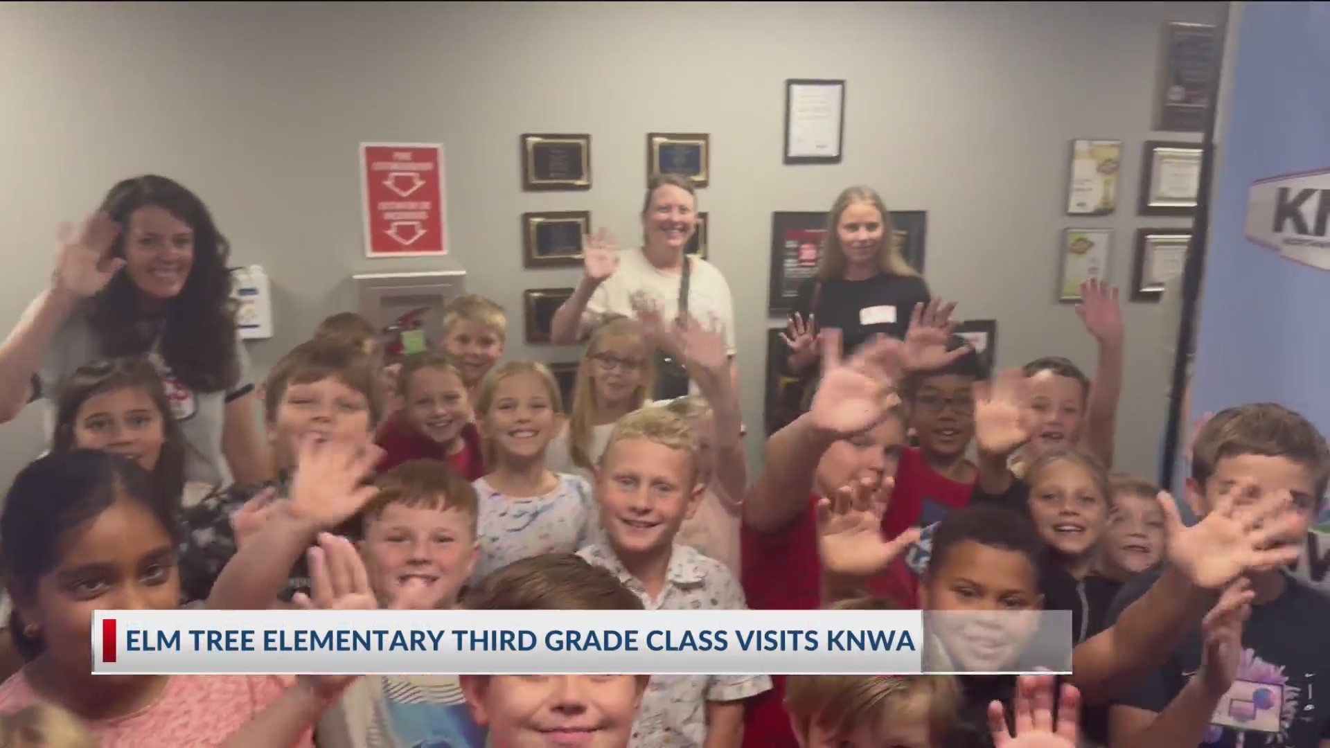 Elm Tree Elementary 3rd Grade Class Visits KNWA – KNWA FOX24