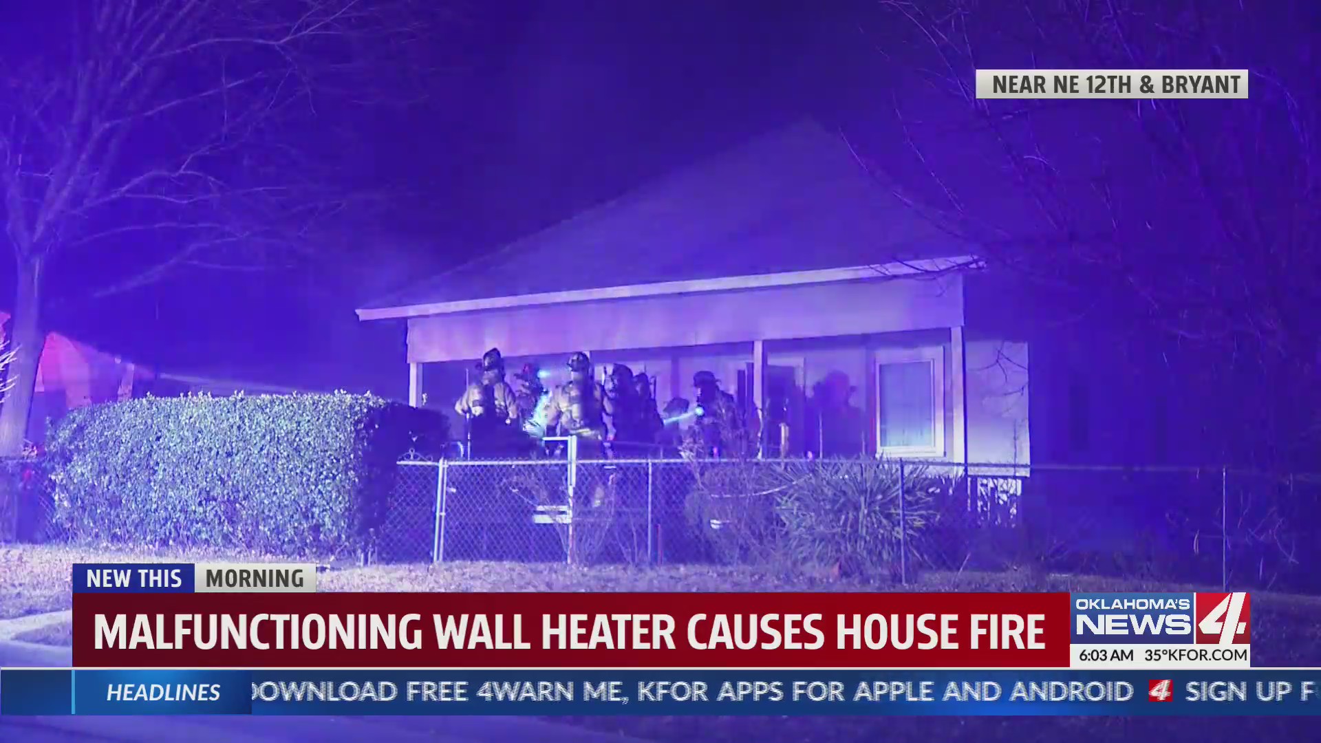 Firefighters knock down house fire in NE Oklahoma City – KFOR.com ...