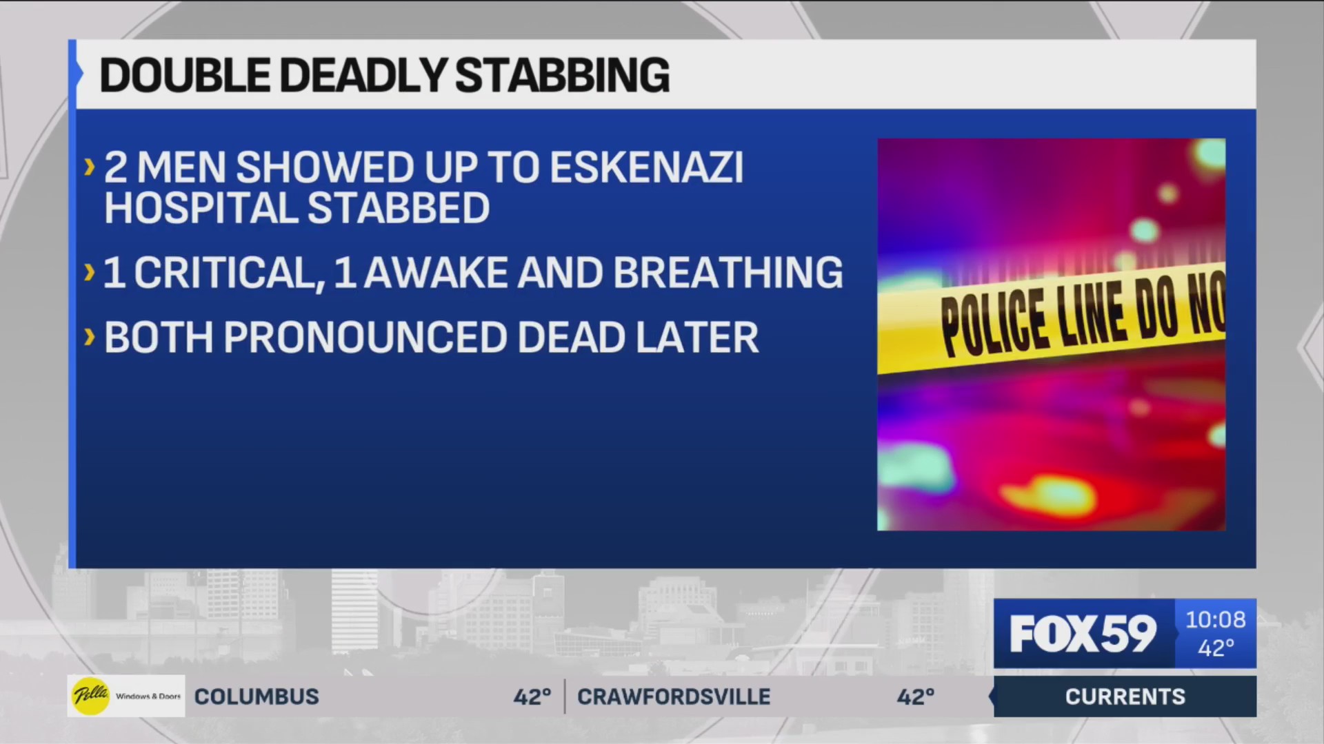 IMPD: 2 killed in stabbing on west side of Indianapolis – Fox 59