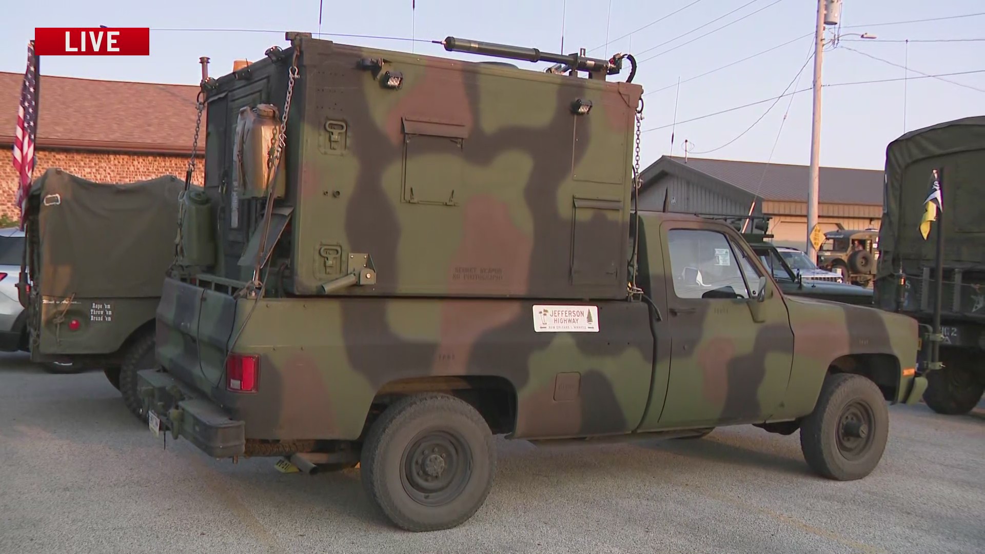 Check out the historic military vehicles that rolled into Indianola