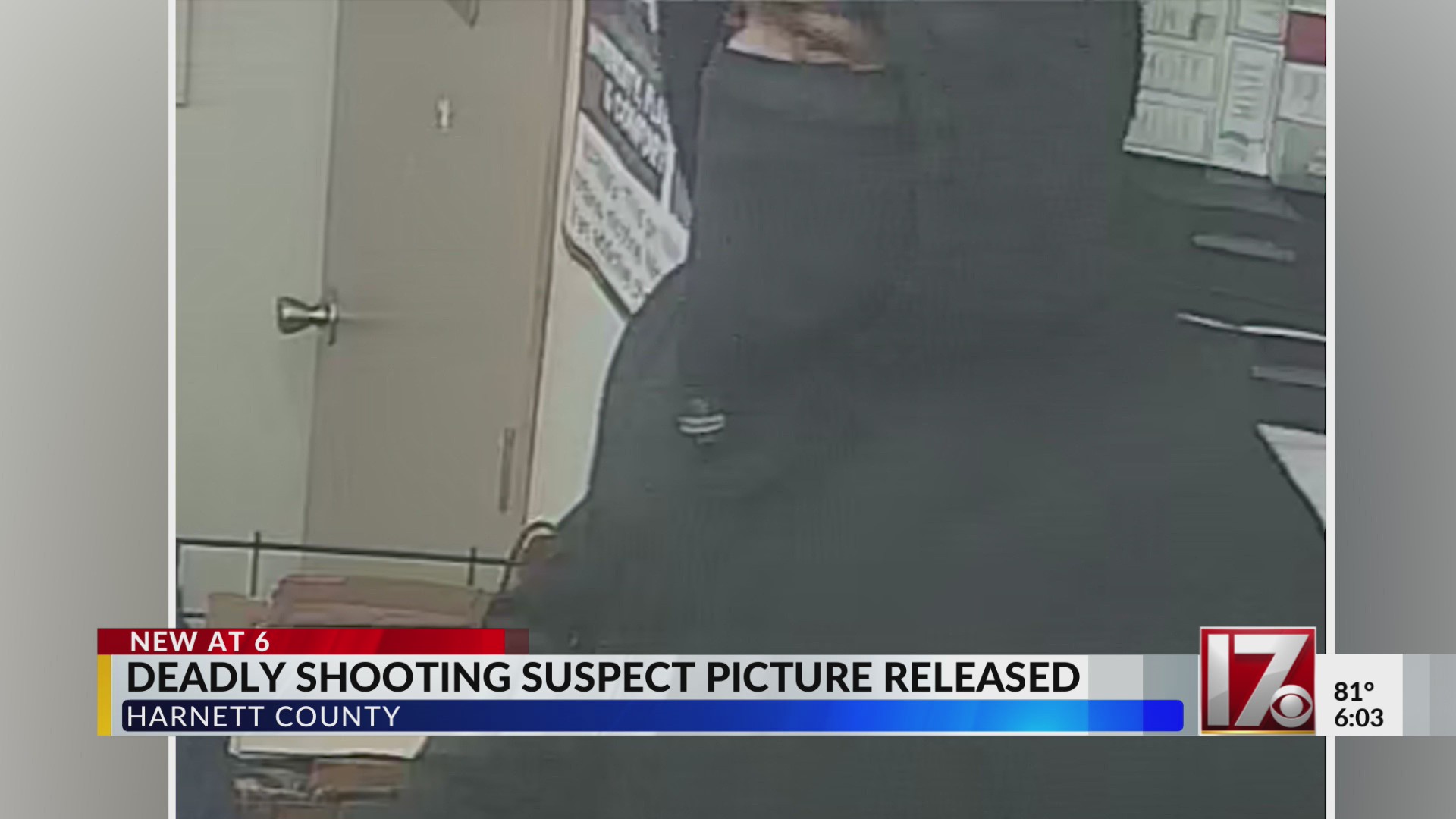 Images released of Harnett County deadly shooting suspect – CBS17.com