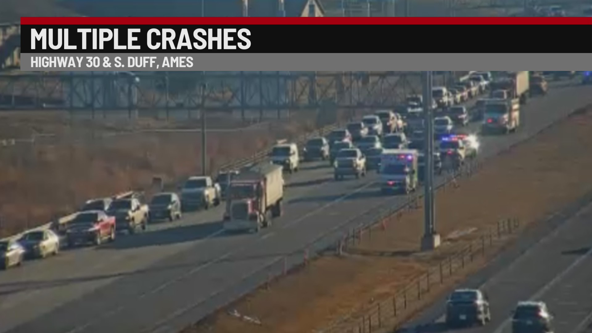 Ames PD: Multiple crashes reported on Highway 30 – who13.com
