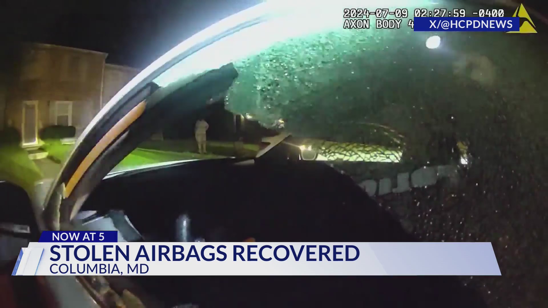 Police recover 31 stolen airbags in Howard County DC News Now