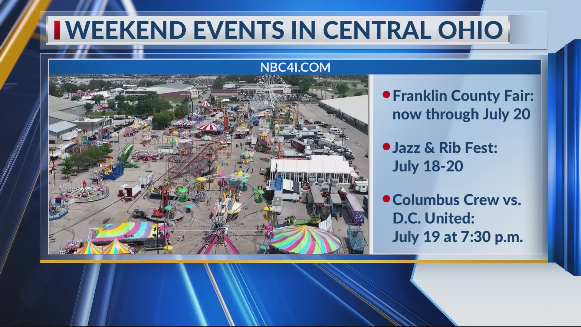 List: Seven things to do this weekend events around Columbus – NBC4 WCMH-TV