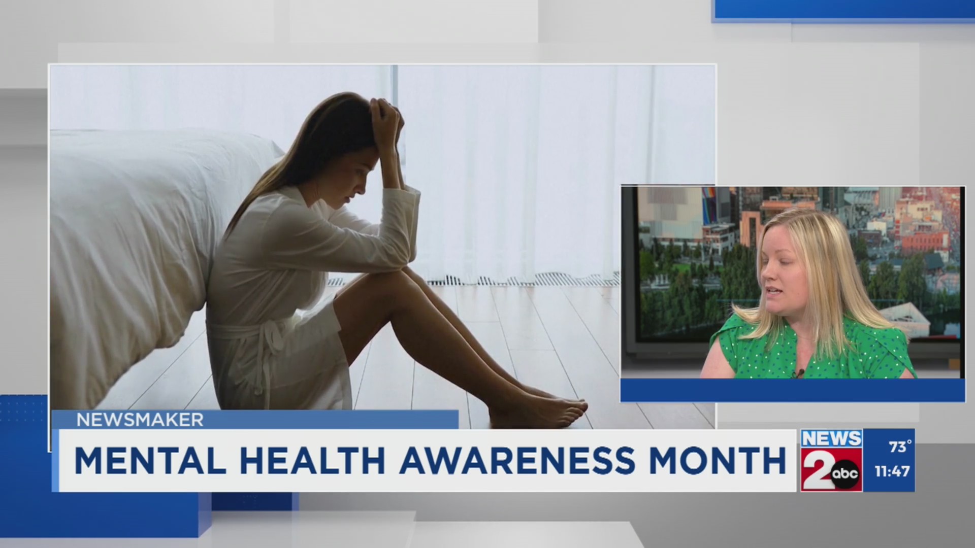 Newsmaker: Mental Health Awareness Month – WKRN News 2
