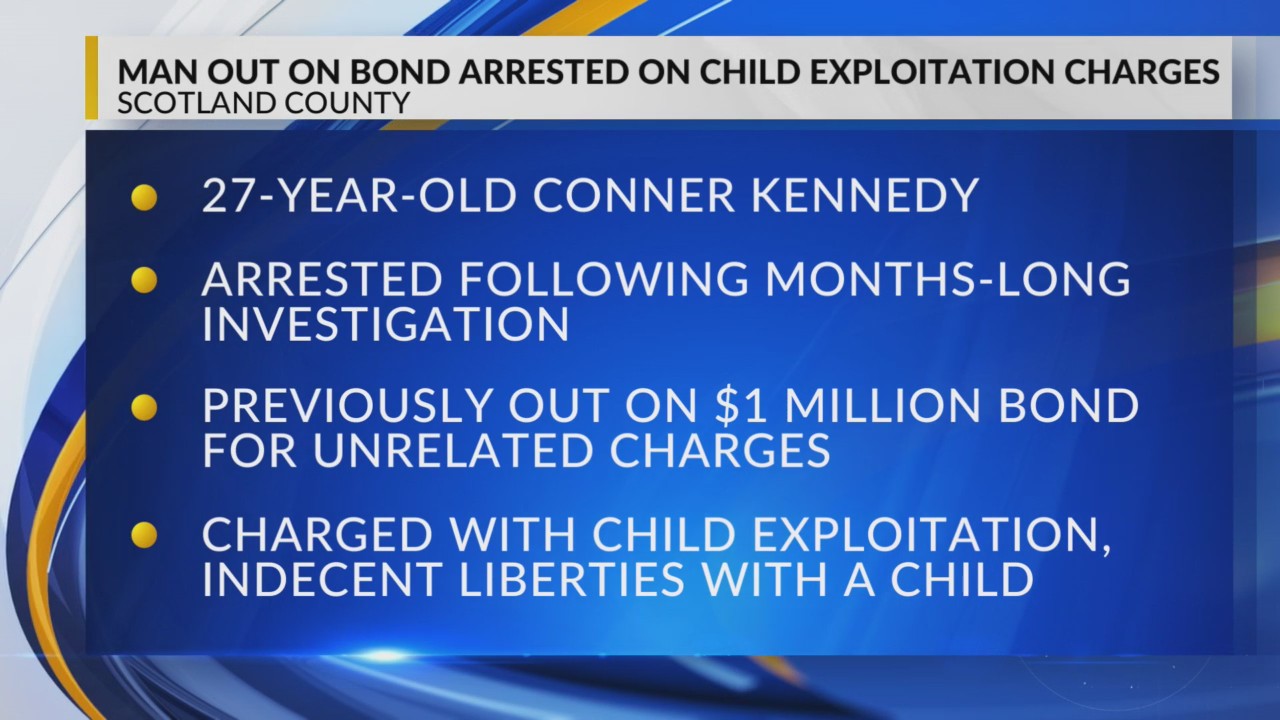 Man out on $1 million bond charged with child exploitation in Scotland ...