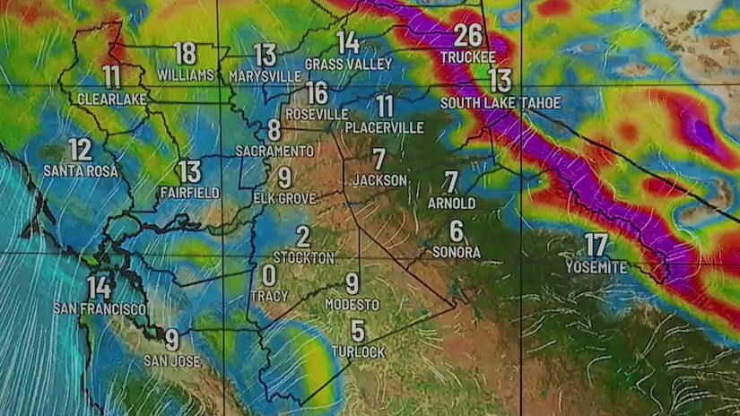 Parts of Northern California to see gusts, isolated showers on Thursday ...