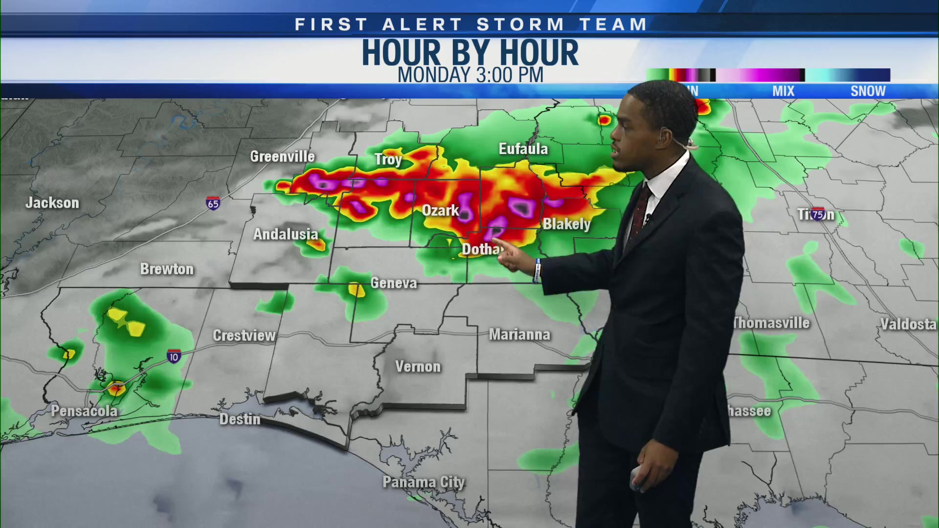 Strong to severe storms could dampen Memorial Day plans – WDHN – wdhn.com