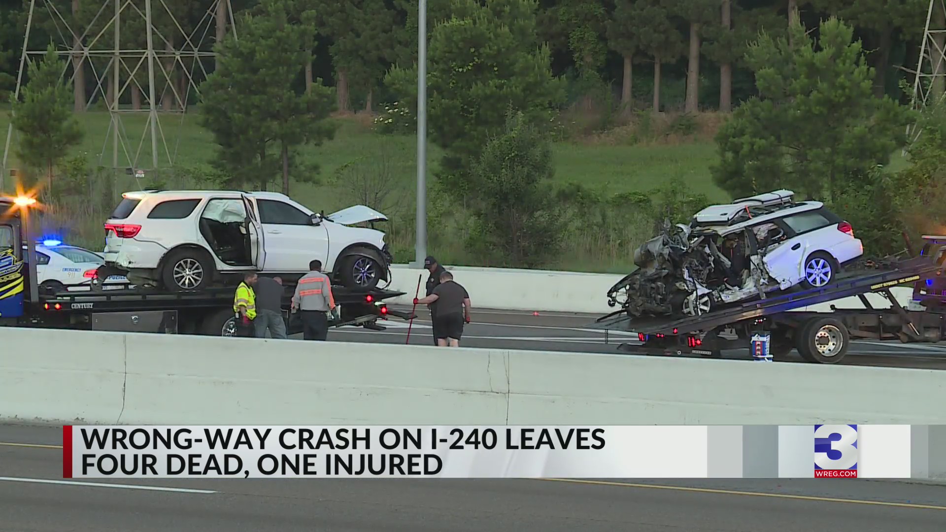 4 dead, 1 injured after SUV drives wrong way on I-240, police say ...
