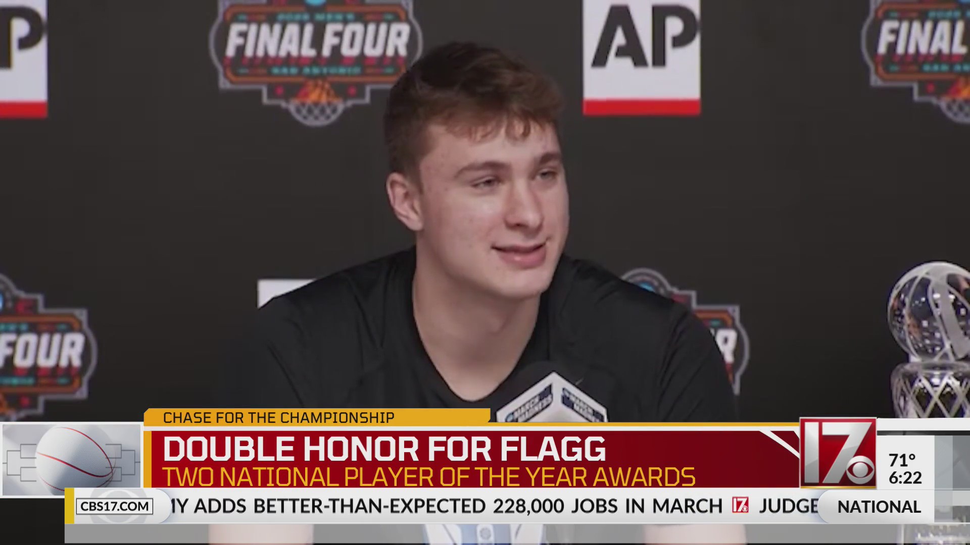 Cooper Flagg wins two national Player of the Year awards – CBS17.com
