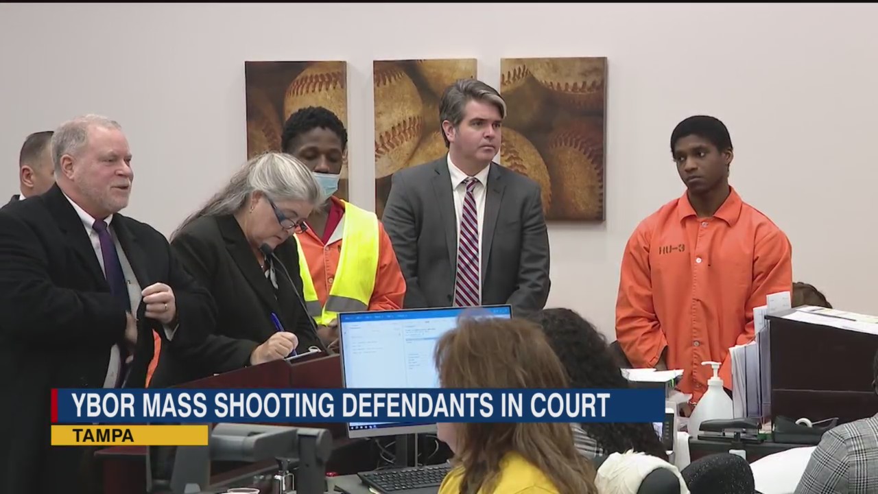 Ybor mass shooting defendants appear in court, next court date set – WFLA