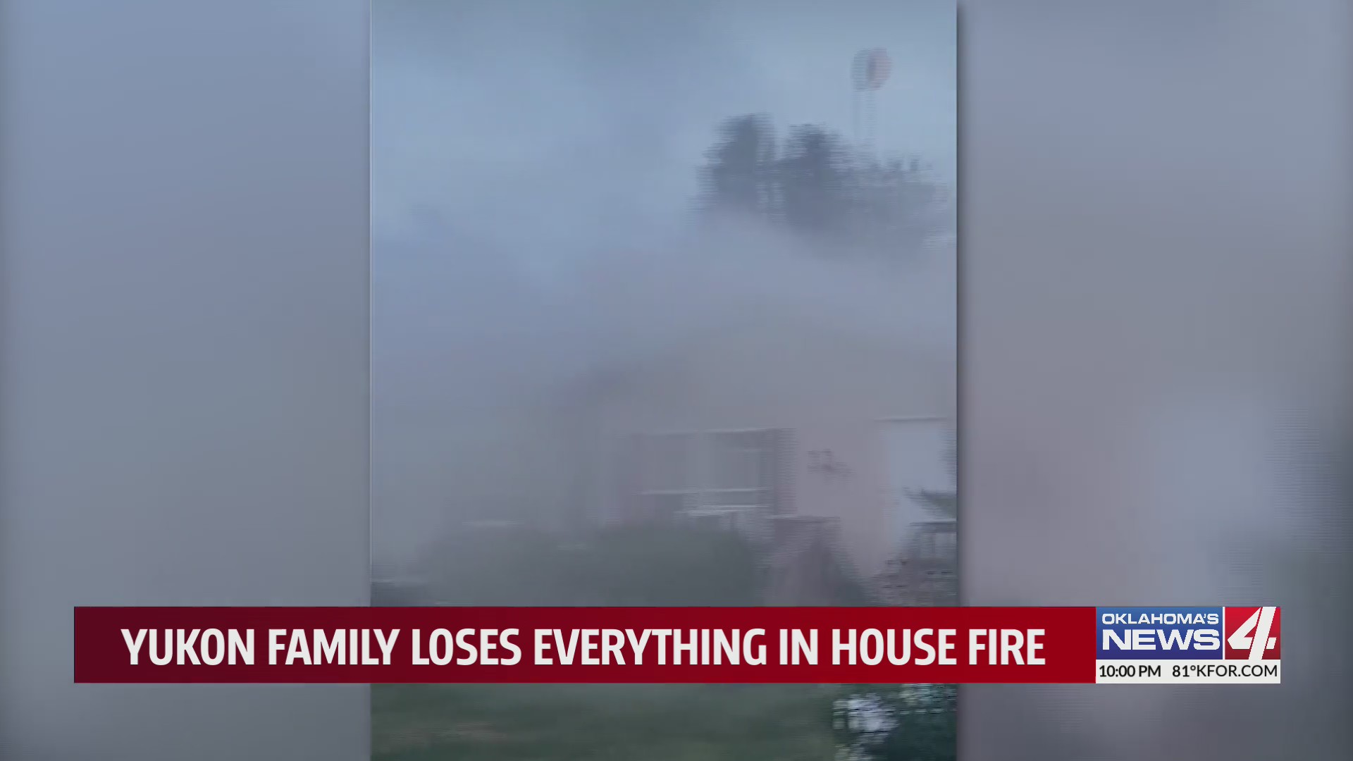 YUKON FAMILY LOSES EVERYTHING IN HOUSE FIRE – KFOR.com Oklahoma City