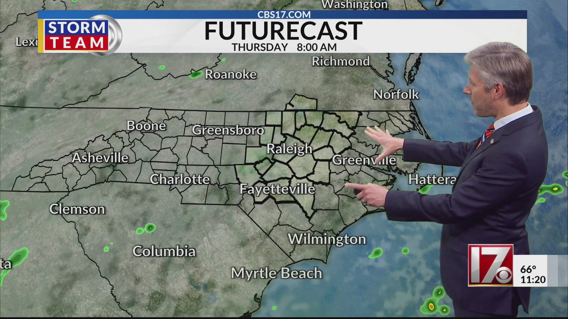 Severe storm risk Thursday, Friday in central NC – CBS17.com