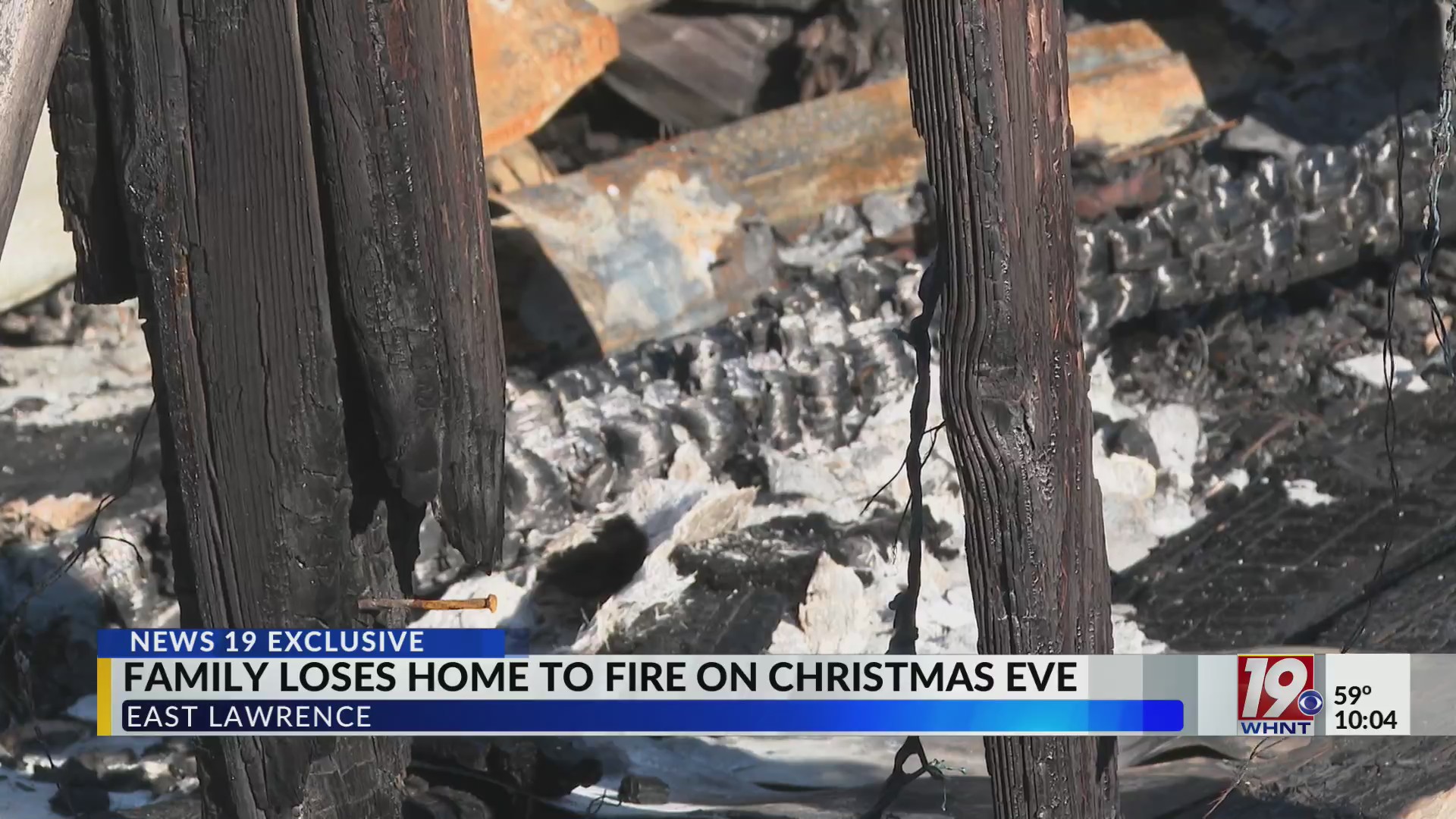 Family Loses Everything to a House Fire on Christmas Eve | Dec. 30 ...