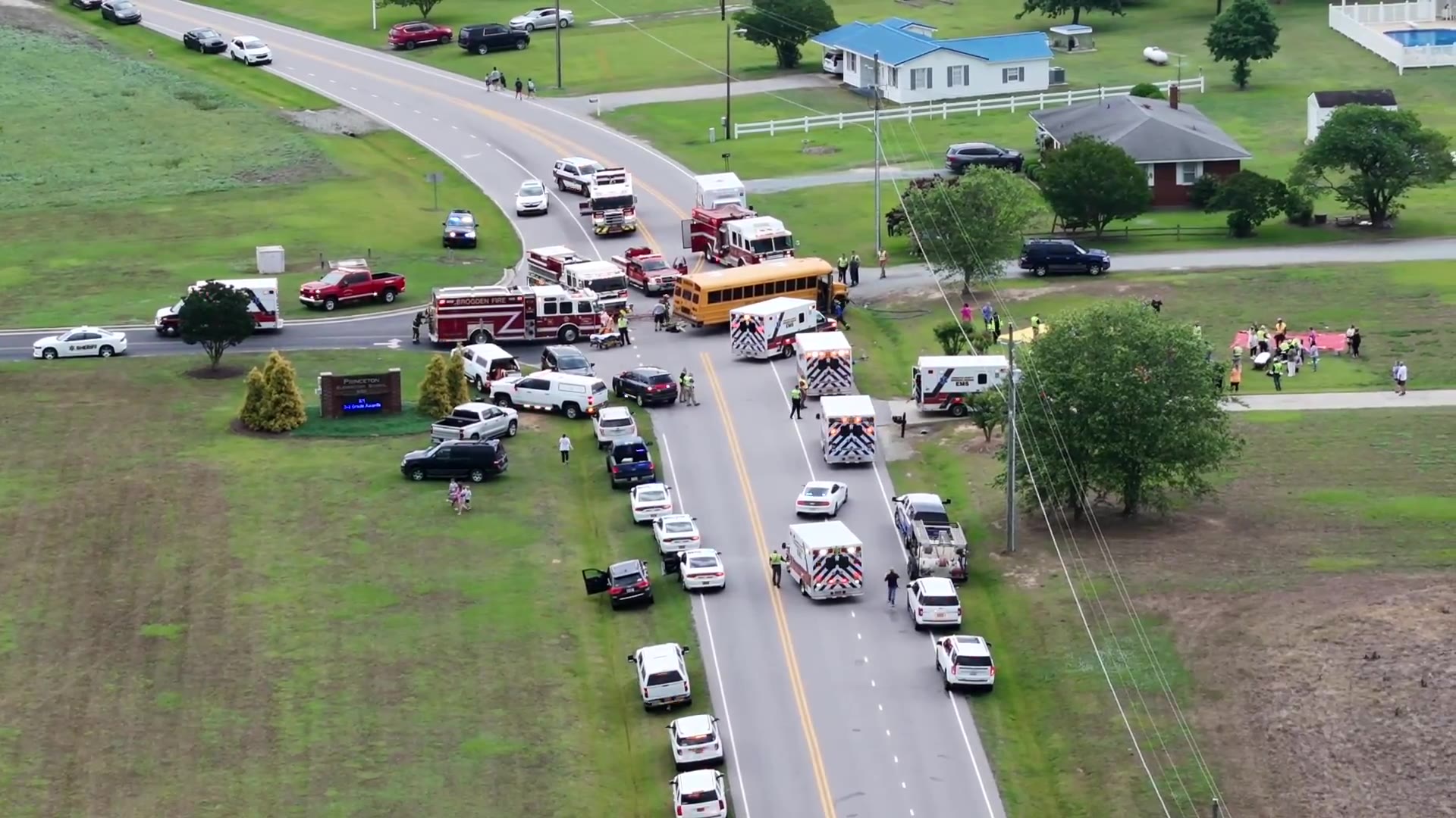 Bus with students on board involved in crash in Johnston County ...