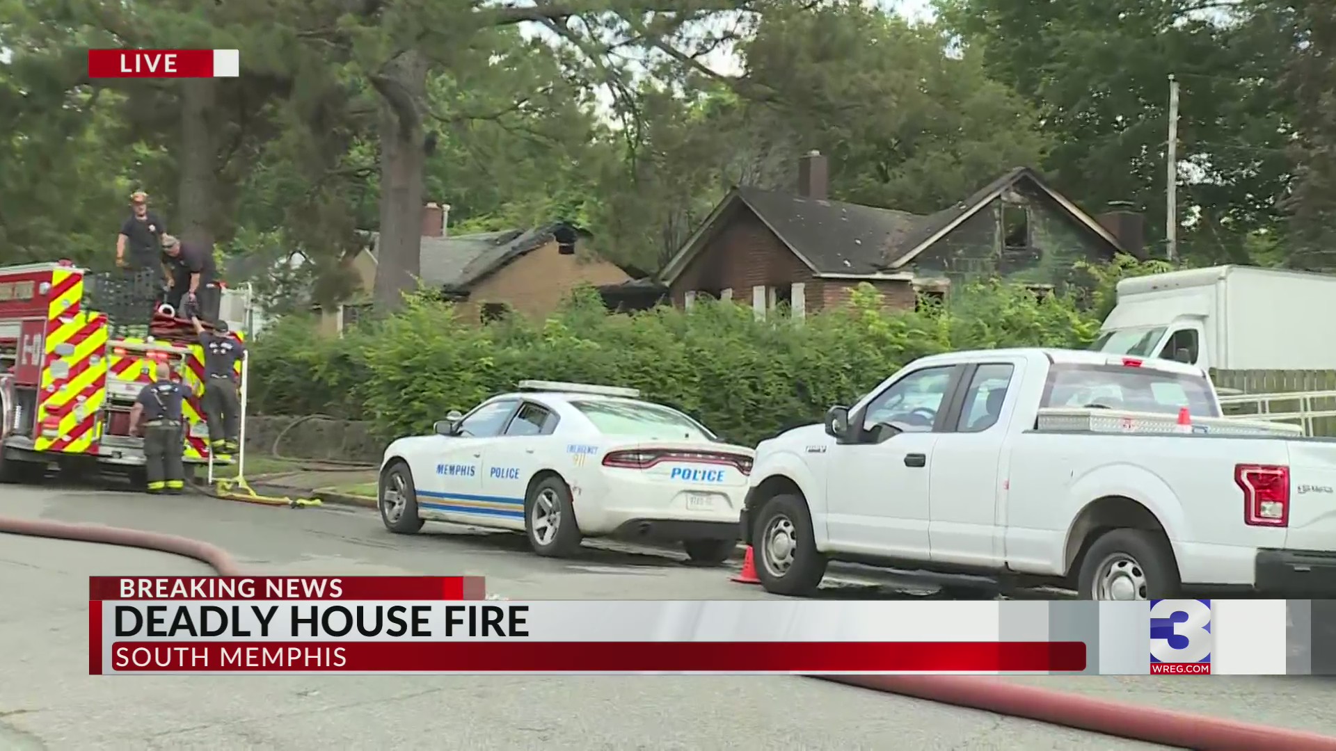 WREG live at South Memphis house fire – WREG.com