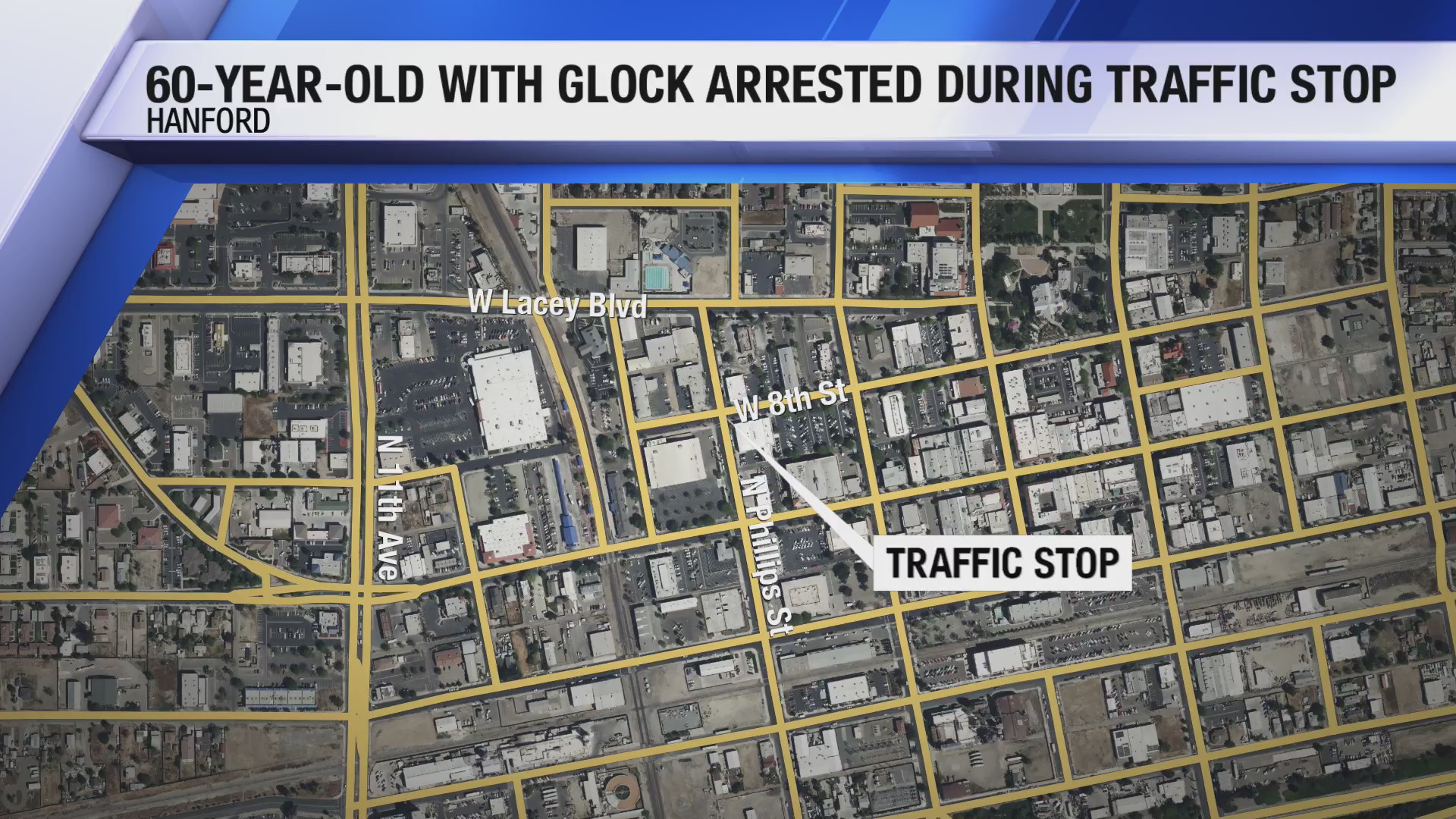 60-year-old with a Glock arrested after traffic stop in Hanford – CBS47 ...