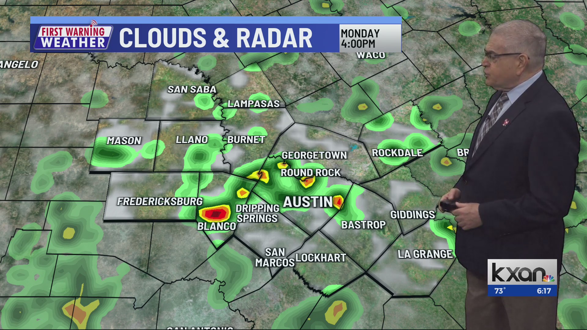 KXAN Early Sunday Morning First Warning Weather – KXAN Austin