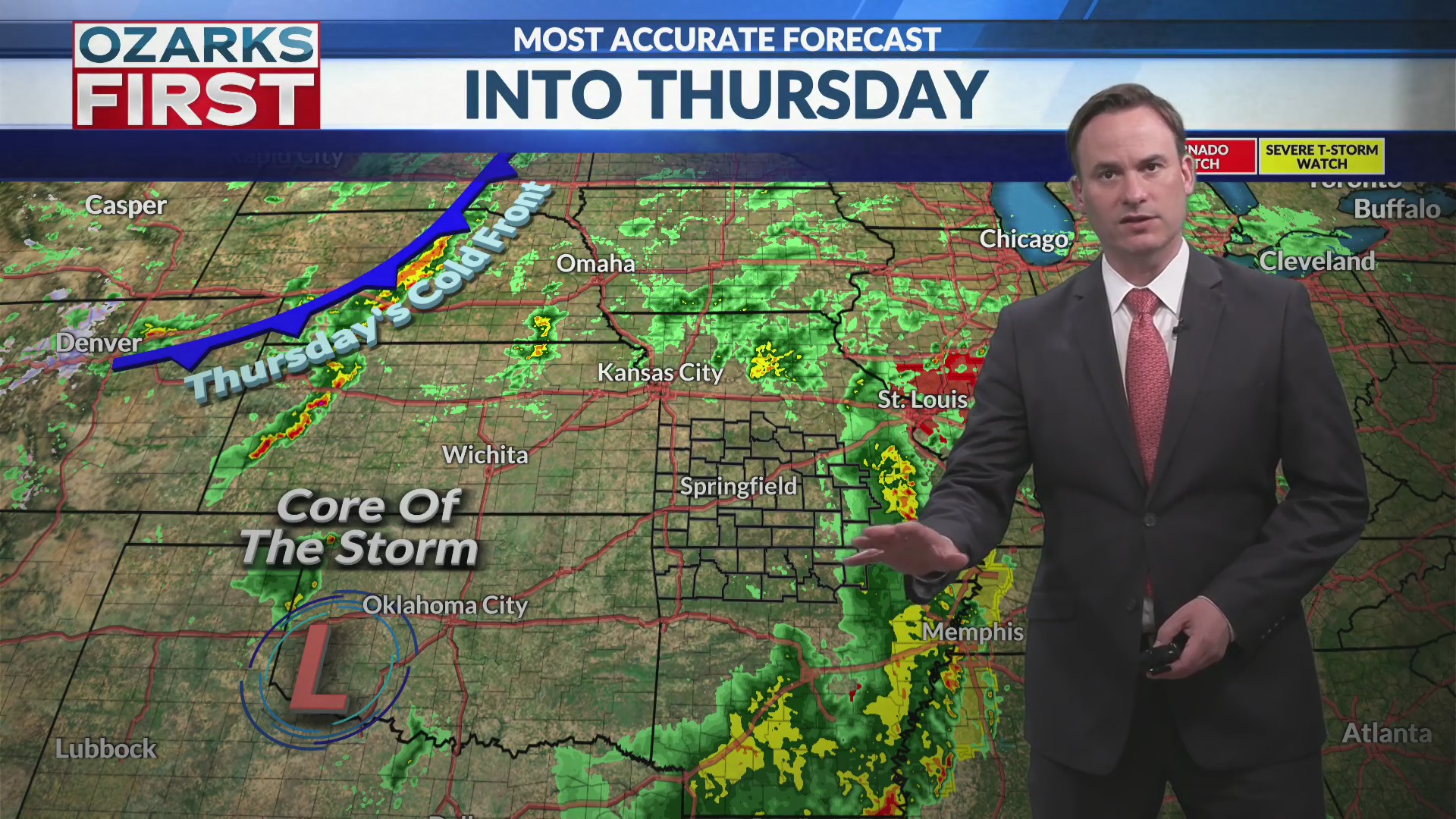 Severe threat over, rain chances linger – KOLR – OzarksFirst.com