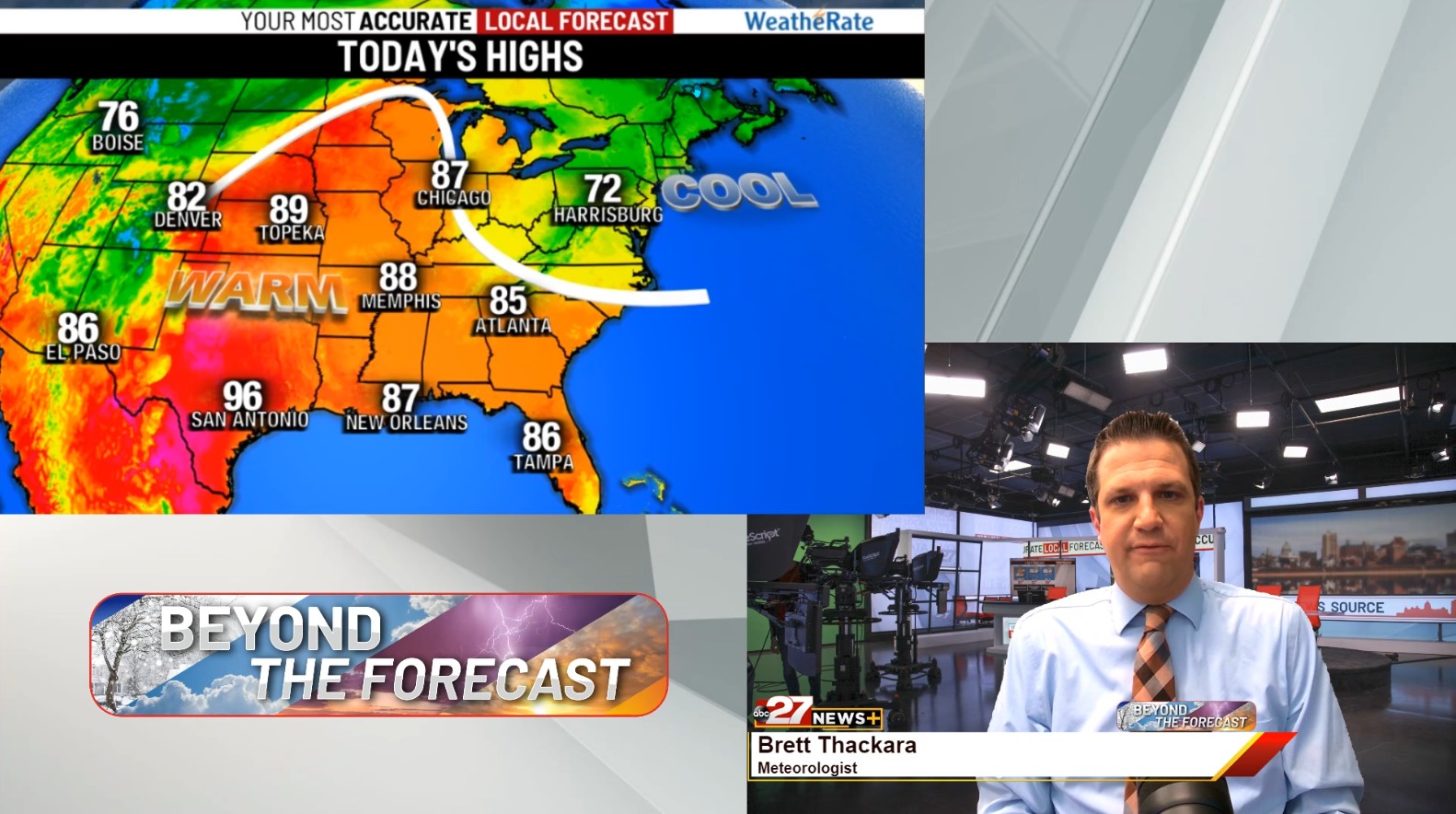 Brett’s Monday Beyond The Forecast: Wildfire Smoke & A Big Warm-Up – ABC27