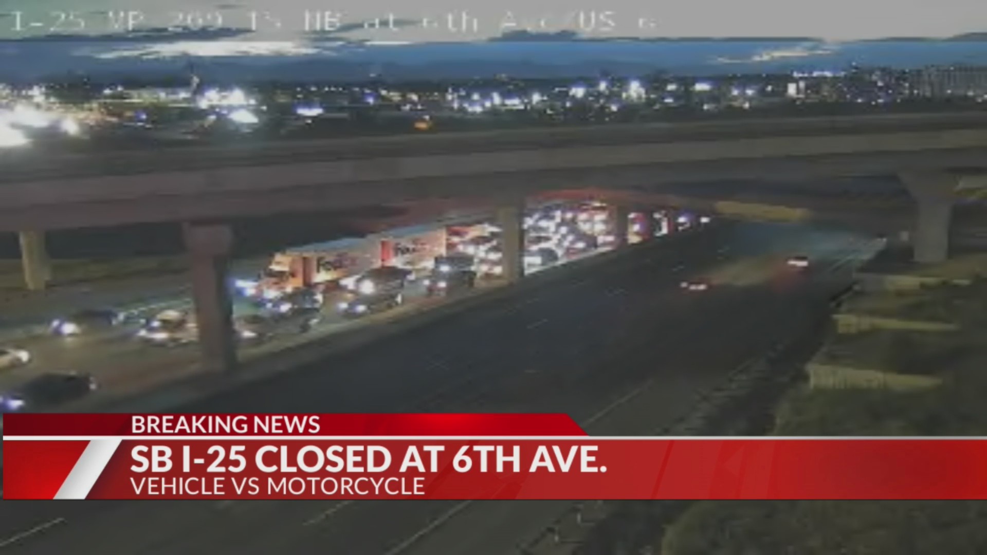 Hit-and-run crash causes delays on southbound I-25 – FOX31 Denver