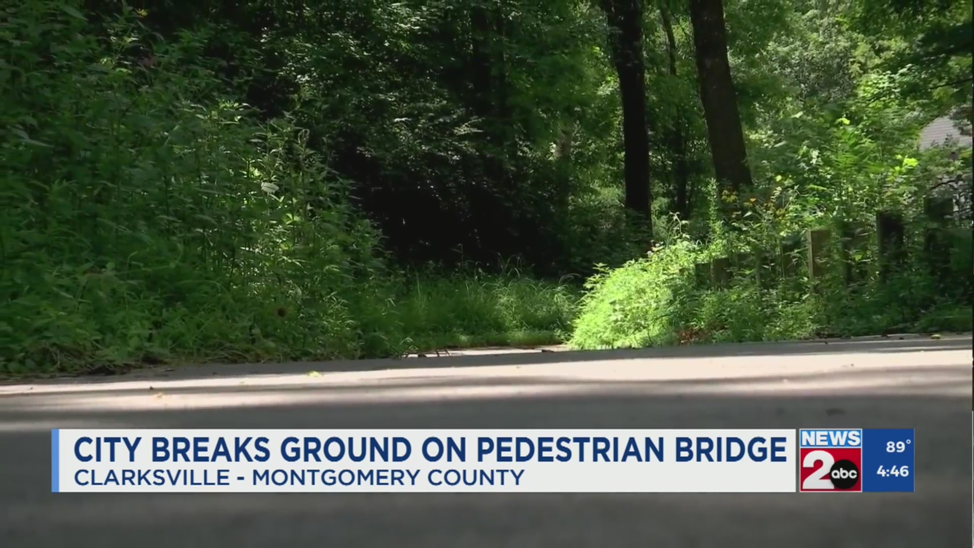Clarksville breaks ground on pedestrian bridge – WKRN News 2