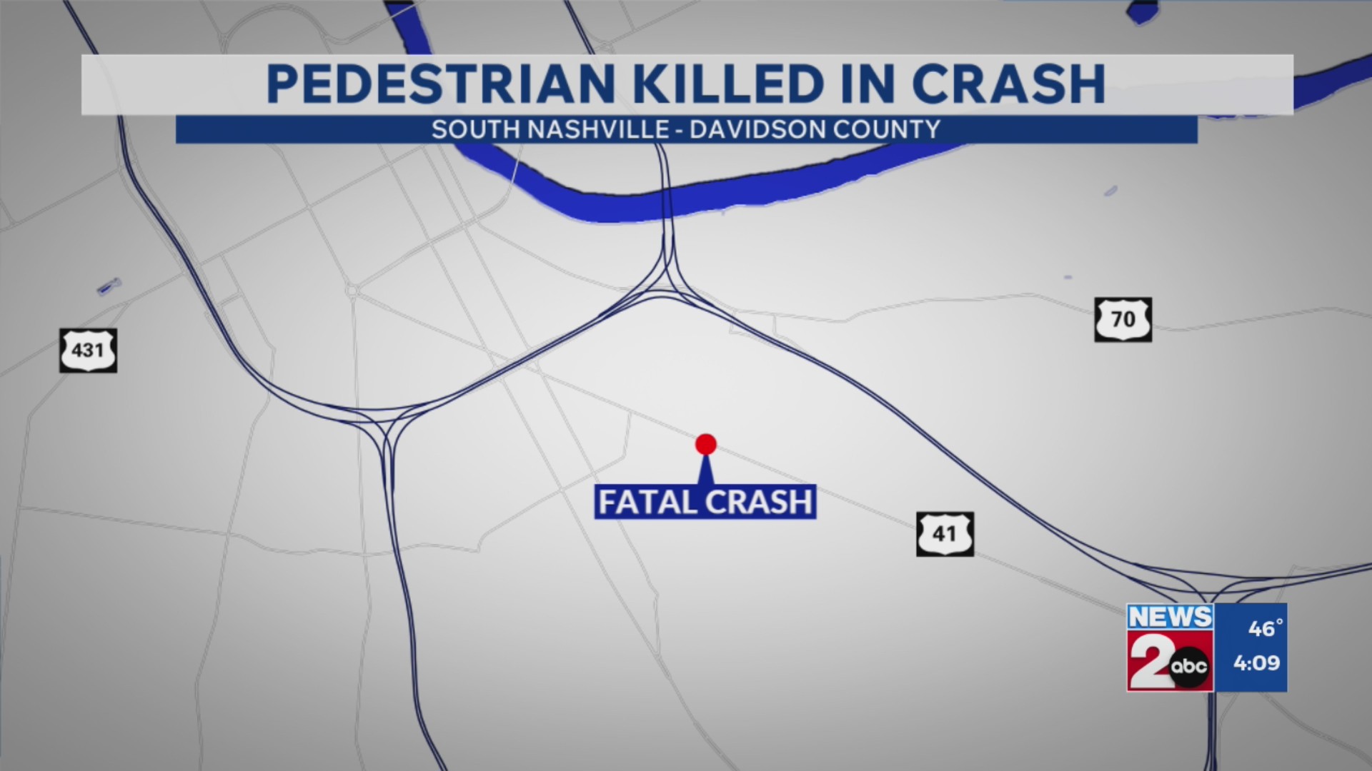 Pedestrian dead after crash in South Nashville – WKRN News 2