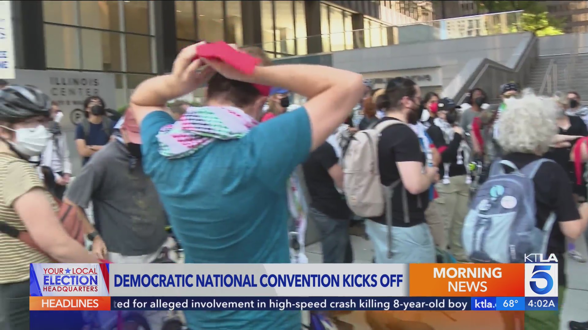Gaza war protests planned for Democratic National Convention – KTLA