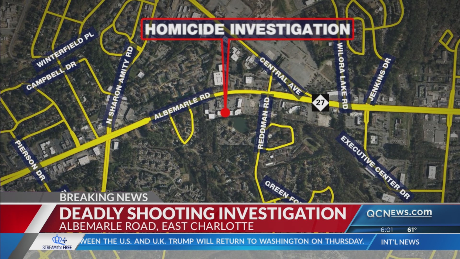 Man dead, woman injured after E Charlotte shooting: CMPD – Queen City News