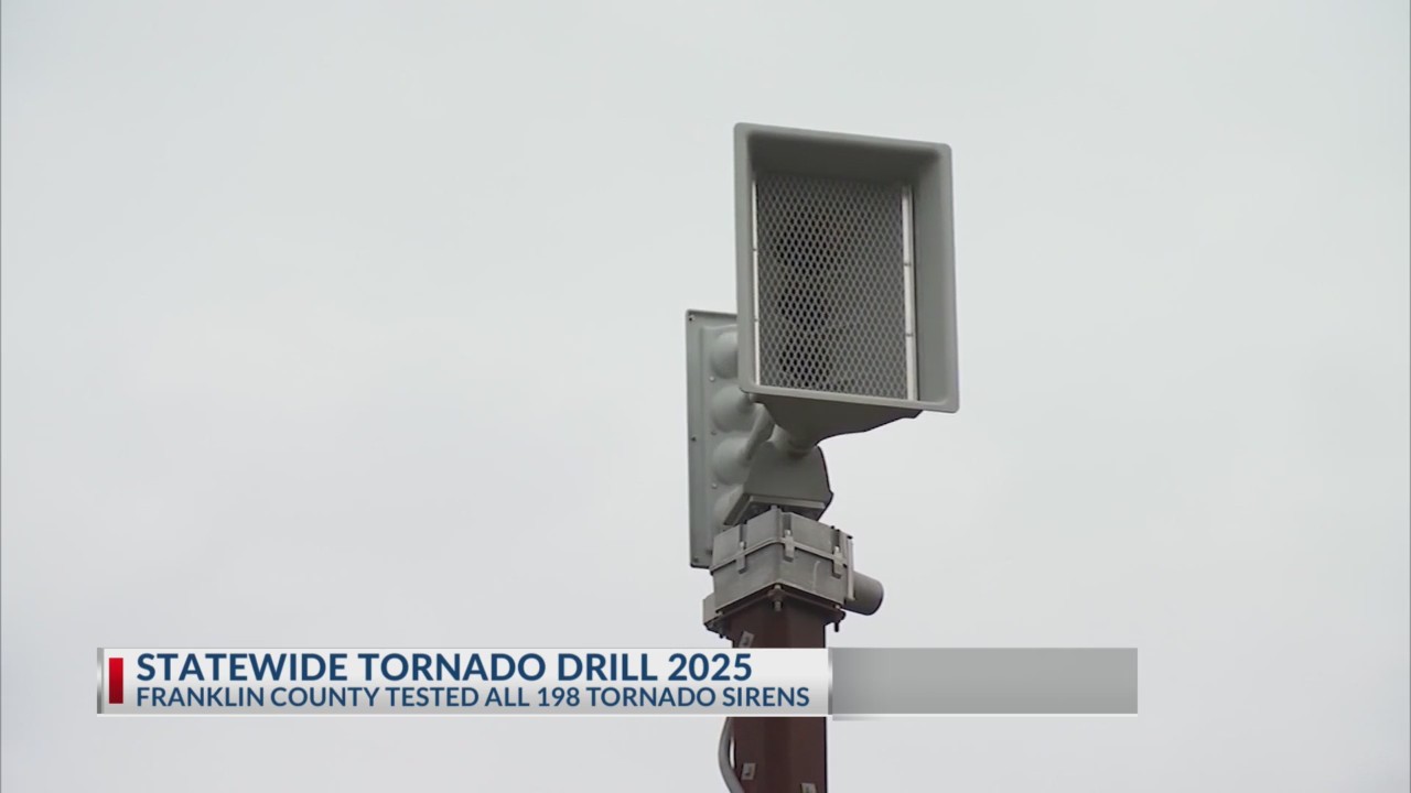 Tornado warning siren test reminder of their importance – NBC4 WCMH-TV