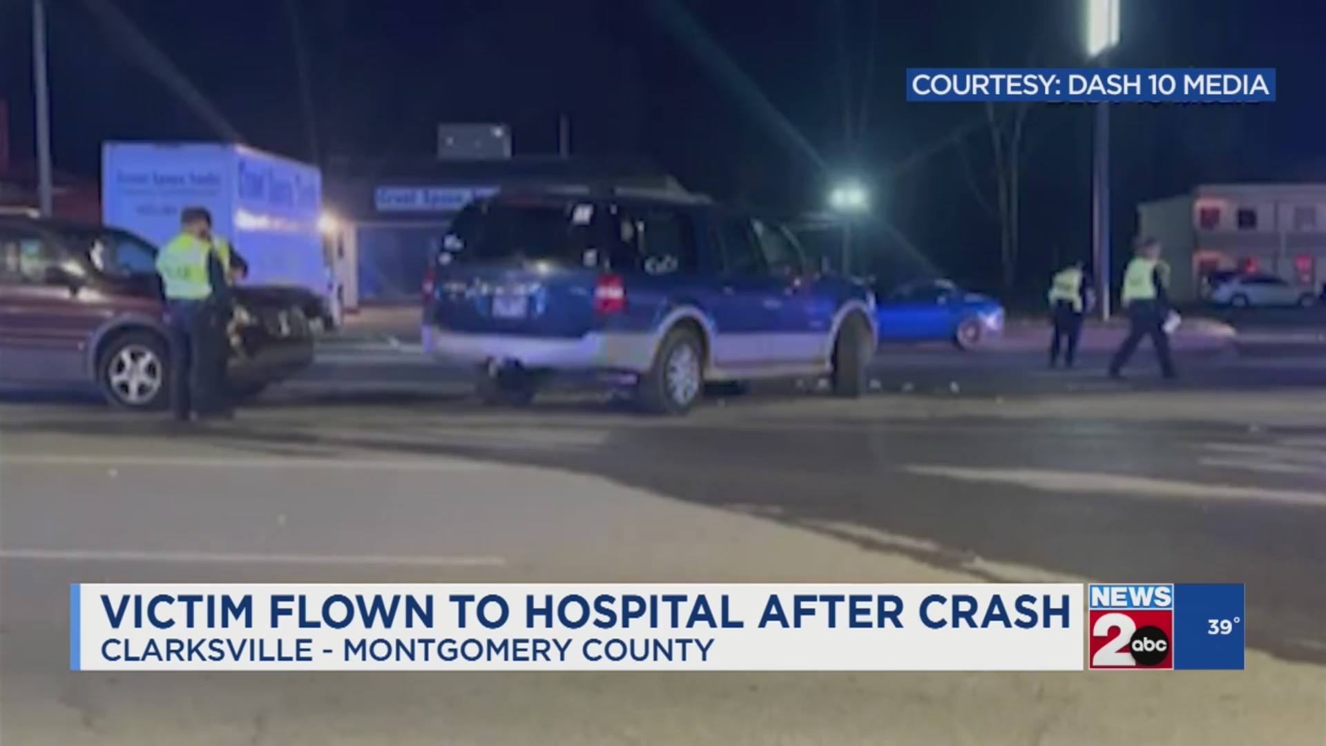 Victim flown to hospital after crash in Clarksville – WKRN News 2