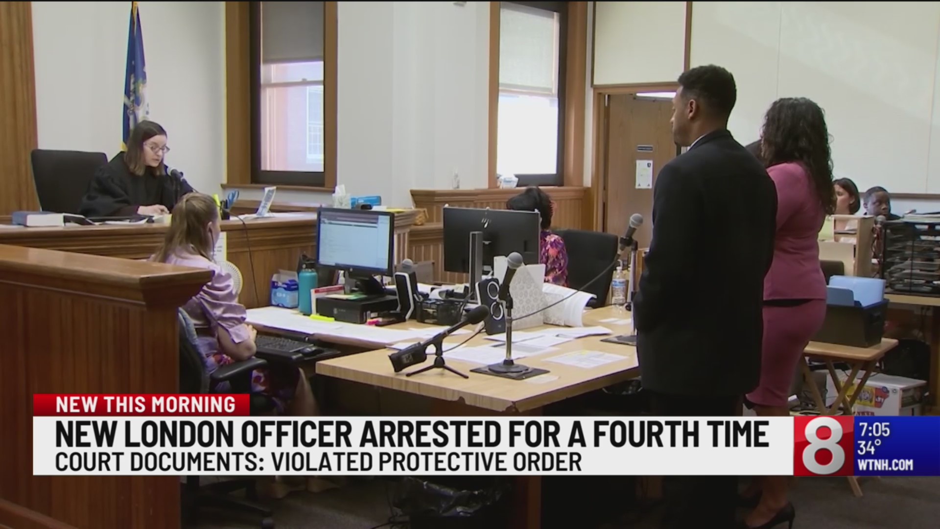 New London officer arrested for a fourth time; accused of violating ...