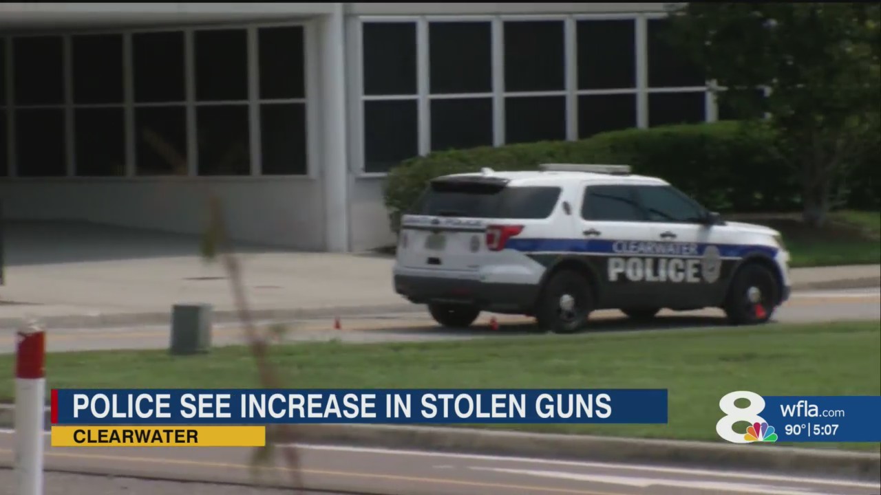 Clearwater Police see an increase in stolen guns – WFLA
