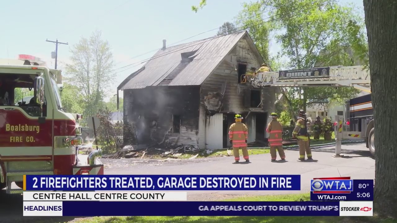 Garage fire in Centre County leaves nearly 1,000 without power – WTAJ ...