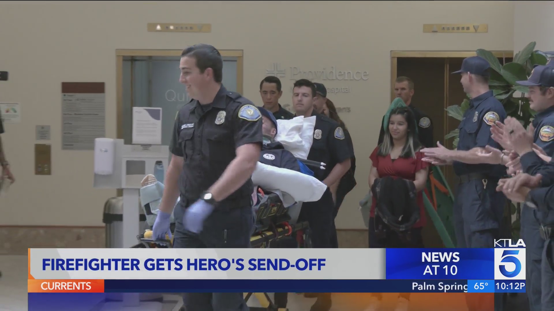 Orange County firefighters gets hero’s send off – KTLA