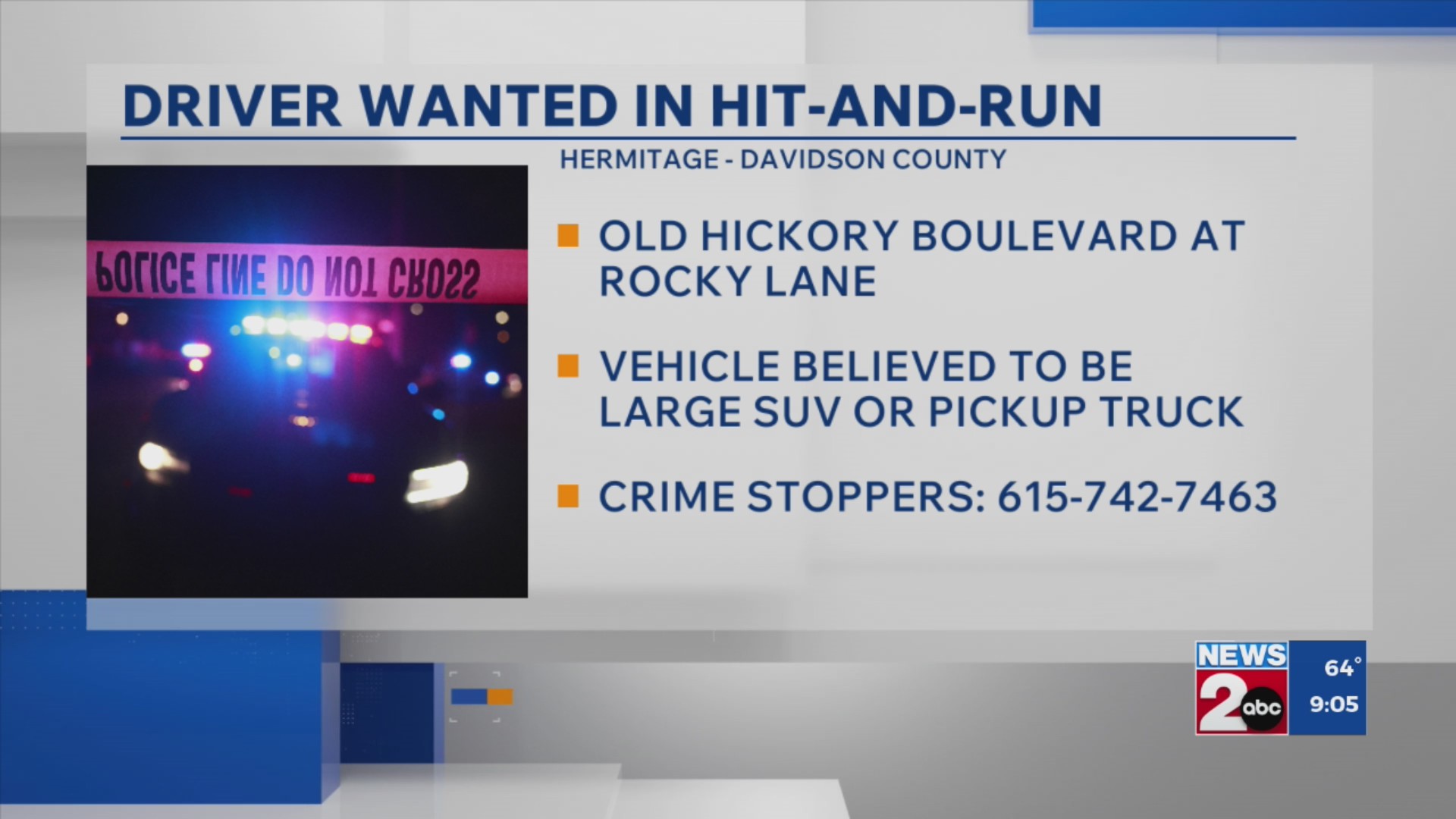 Man dead after hit-and-run crash on Old Hickory Boulevard in Nashville ...