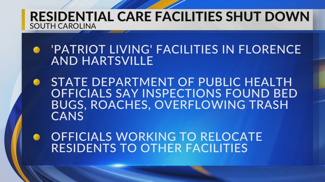 Sc Regulators Rangers South Carolina regulators shut down Pee Dee residential care facilities ...