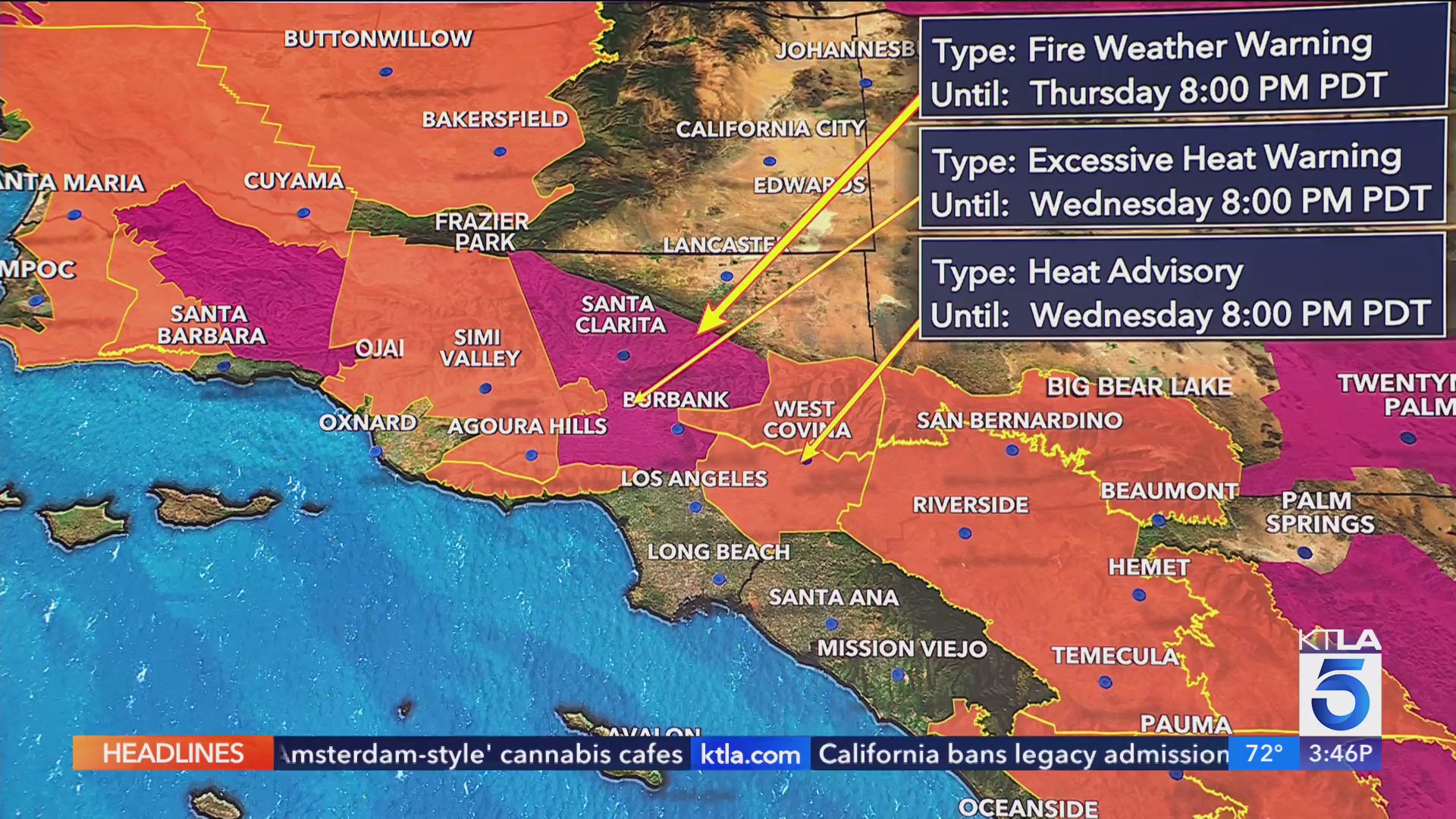 Southern California braces for heat and fire risks through Thursday – KTLA
