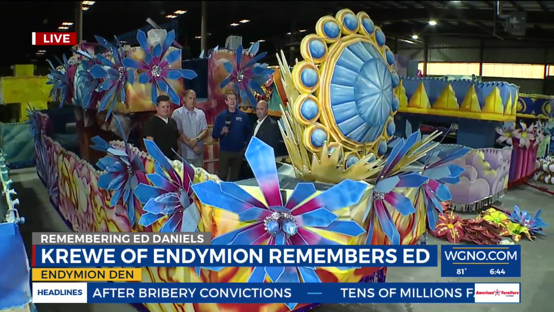 Ed Daniels’ Mardi Gras Float & Friends – WGNO