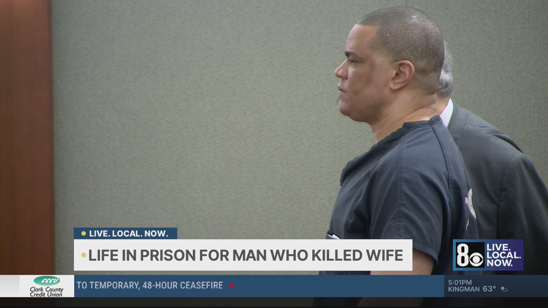 Las Vegas man sentenced to life in prison for killing estranged wife – KLAS