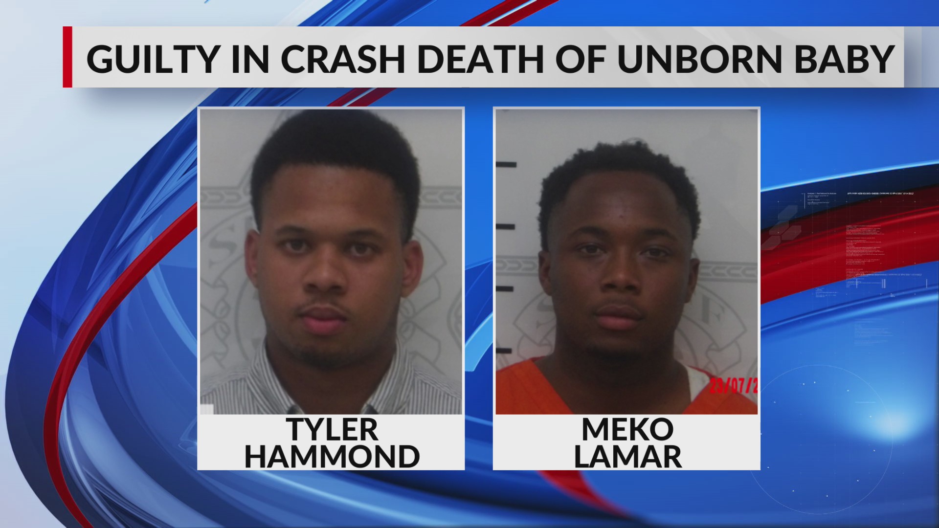 Two men found guilty in crash that killed unborn child, injured mother ...